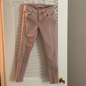 American Eagle Rose-Colored Capri Jeans